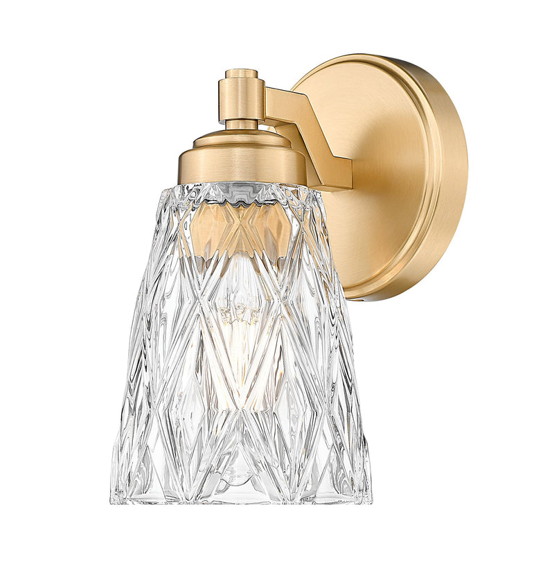 Andree 1 Light 5" Wall Sconce in Modern Gold