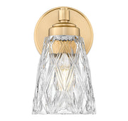 Andree 1 Light 5" Wall Sconce in Modern Gold