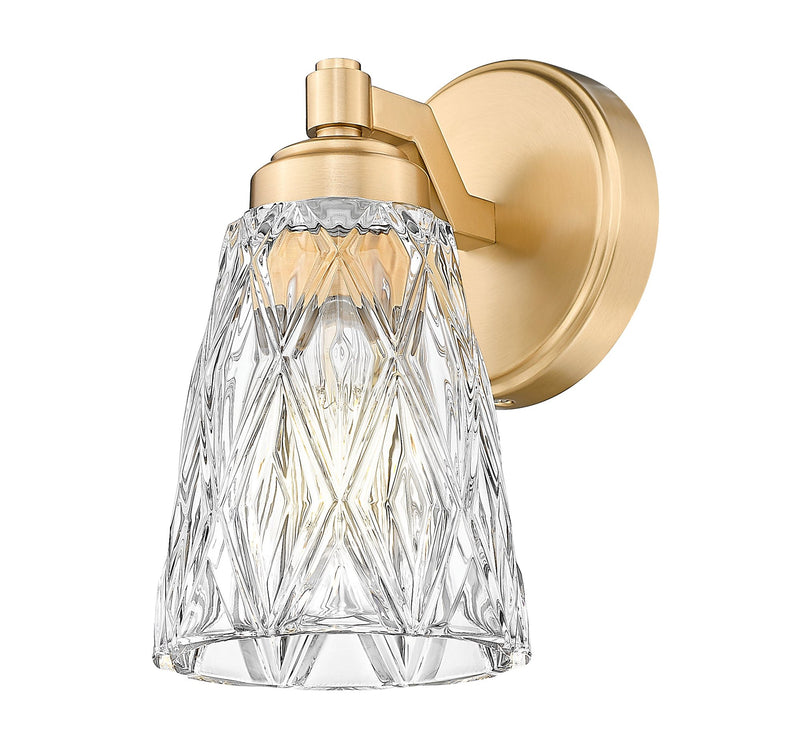 Andree 1 Light 5" Wall Sconce in Modern Gold
