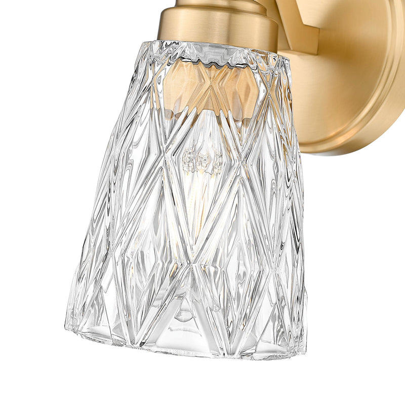 Andree 1 Light 5" Wall Sconce in Modern Gold