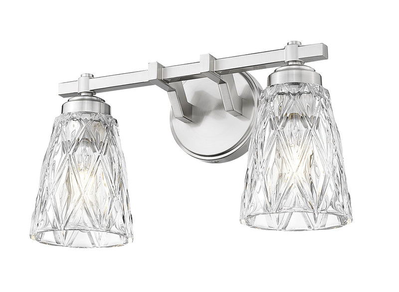 Andree 2 Light 16" Vanity in Brushed Nickel