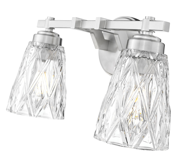 Andree 2 Light 16" Vanity in Brushed Nickel