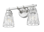 Andree 2 Light 16" Vanity in Brushed Nickel