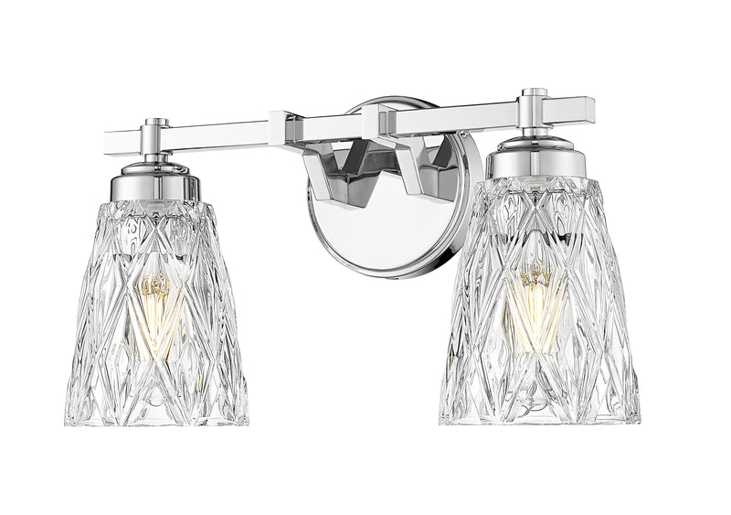 Andree 2 Light 16" Vanity in Chrome