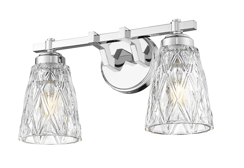 Andree 2 Light 16" Vanity in Chrome