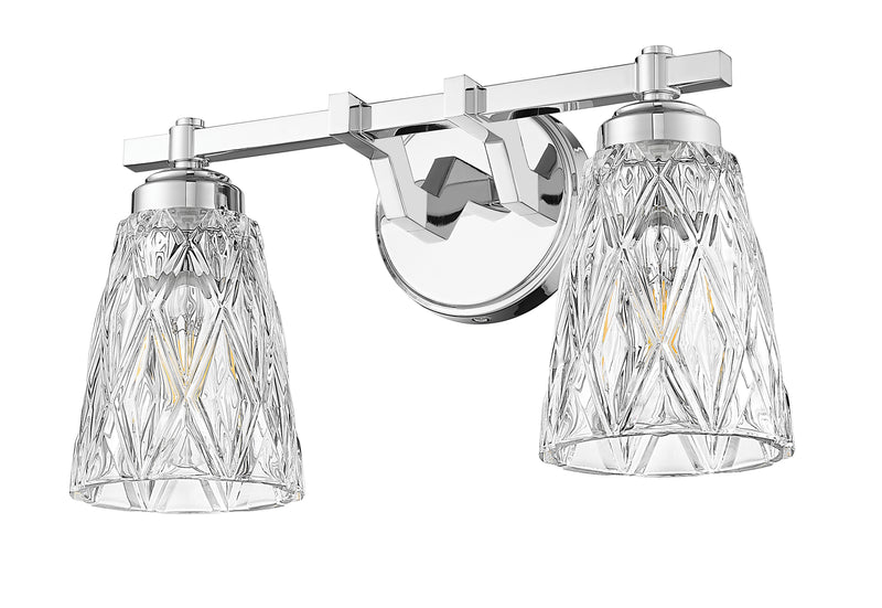 Andree 2 Light 16" Vanity in Chrome
