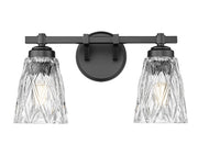 Andree 2 Light 16" Vanity in Matte Black