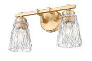 Andree 2 Light 16" Vanity in Modern Gold