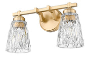 Andree 2 Light 16" Vanity in Modern Gold