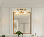 Andree 2 Light 16" Vanity in Modern Gold in a room setting