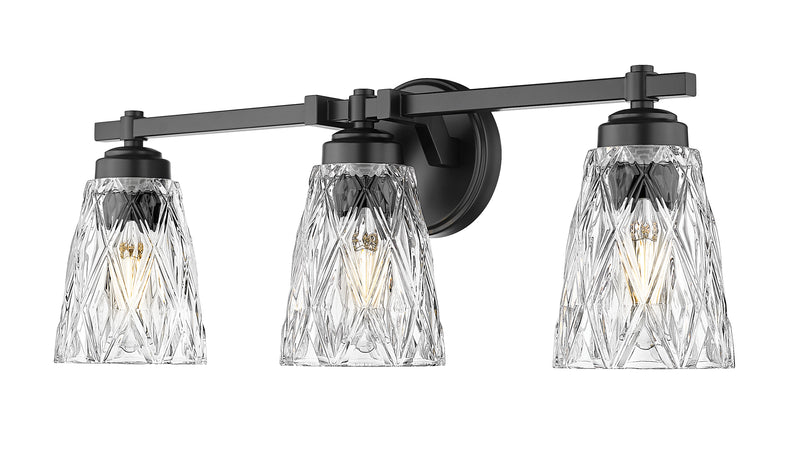 Andree 3 Light 24" Vanity in Matte Black