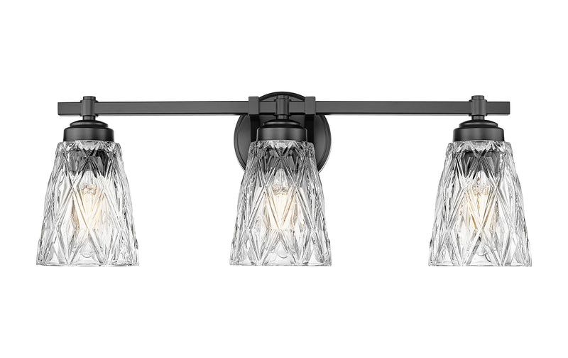 Andree 3 Light 24" Vanity in Matte Black