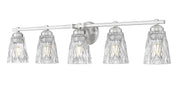 Andree 5 Light 40" Vanity in Brushed Nickel
