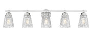 Andree 5 Light 40" Vanity in Brushed Nickel