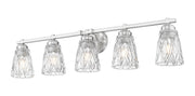 Andree 5 Light 40" Vanity in Brushed Nickel