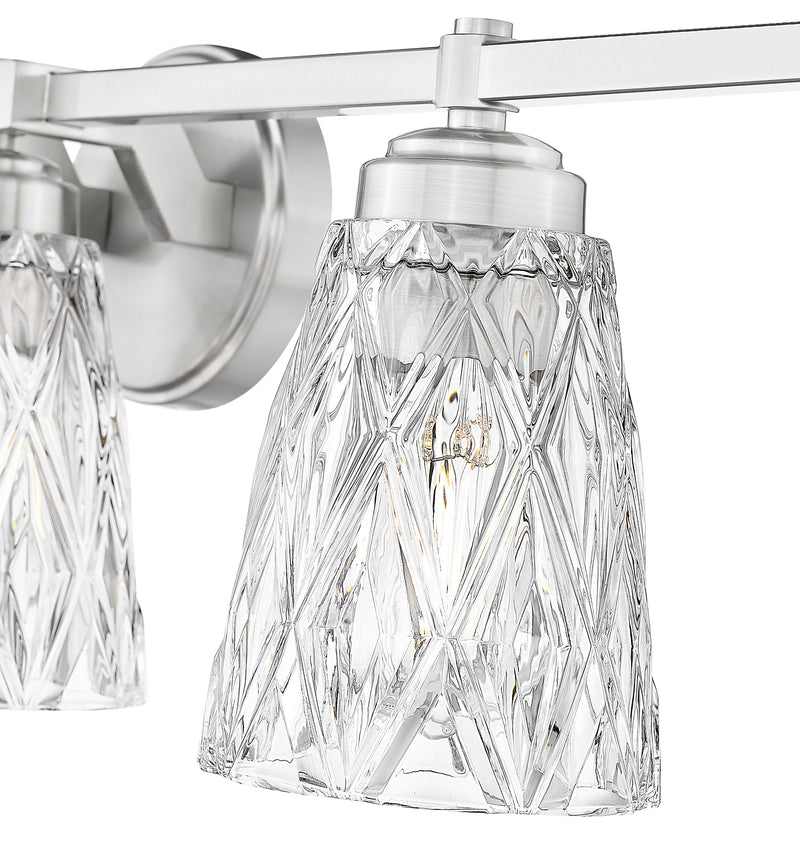 Andree 5 Light 40" Vanity in Brushed Nickel