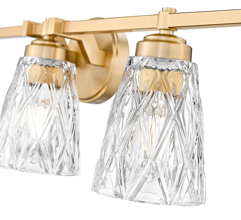 Andree 5 Light 40" Vanity in Modern Gold