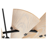 Windmill 60" 15-Blade Indoor/Outdoor Ceiling Fan in Textured Black