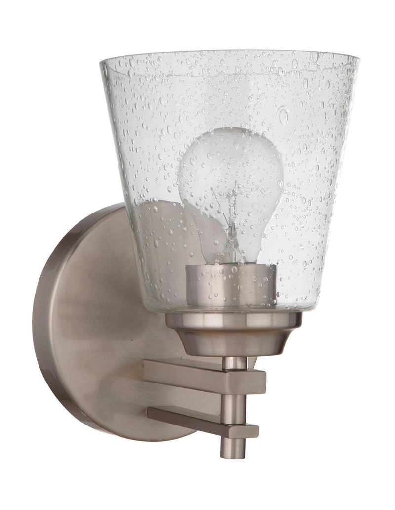 Drake 1 Light 6.75" Wall Sconce in Brushed Polished Nickel