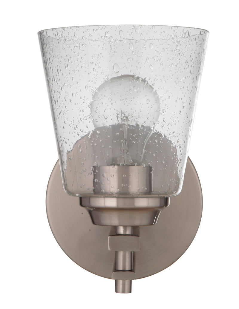Drake 1 Light 6.75" Wall Sconce in Brushed Polished Nickel