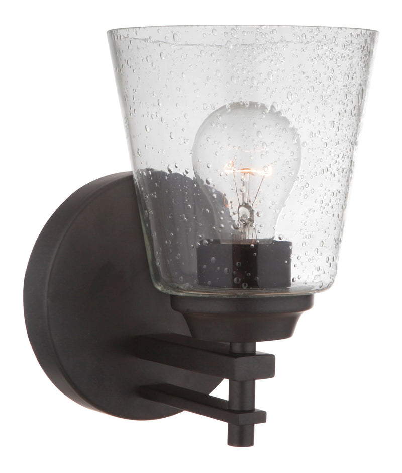 Drake 1 Light 6.75" Wall Sconce in Flat Black
