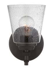 Drake 1 Light 6.75" Wall Sconce in Flat Black