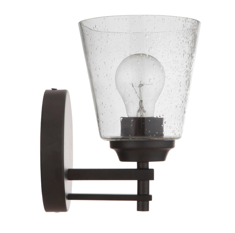 Drake 1 Light 6.75" Wall Sconce in Flat Black