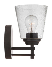 Drake 1 Light 6.75" Wall Sconce in Flat Black