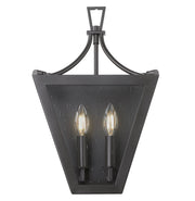 Montalcino 2 Light 10" Wall Sconce in Iron Ore