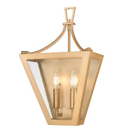 Montalcino 2 Light 10" Wall Sconce in Rubbed Brass
