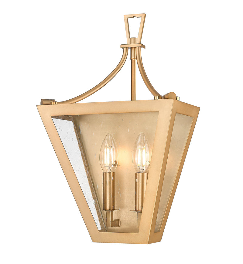 Montalcino 2 Light 10" Wall Sconce in Rubbed Brass