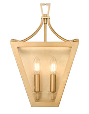 Montalcino 2 Light 10" Wall Sconce in Rubbed Brass