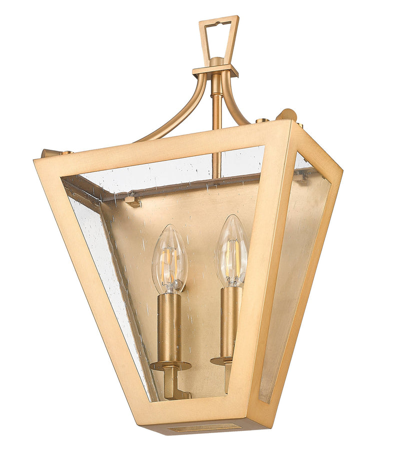 Montalcino 2 Light 10" Wall Sconce in Rubbed Brass