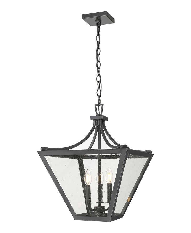Montalcino 3 Light 16" Pendant in Iron Ore