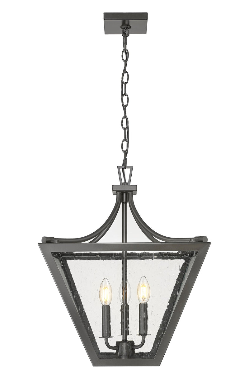 Montalcino 3 Light 16" Pendant in Iron Ore