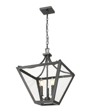 Montalcino 3 Light 16" Pendant in Iron Ore
