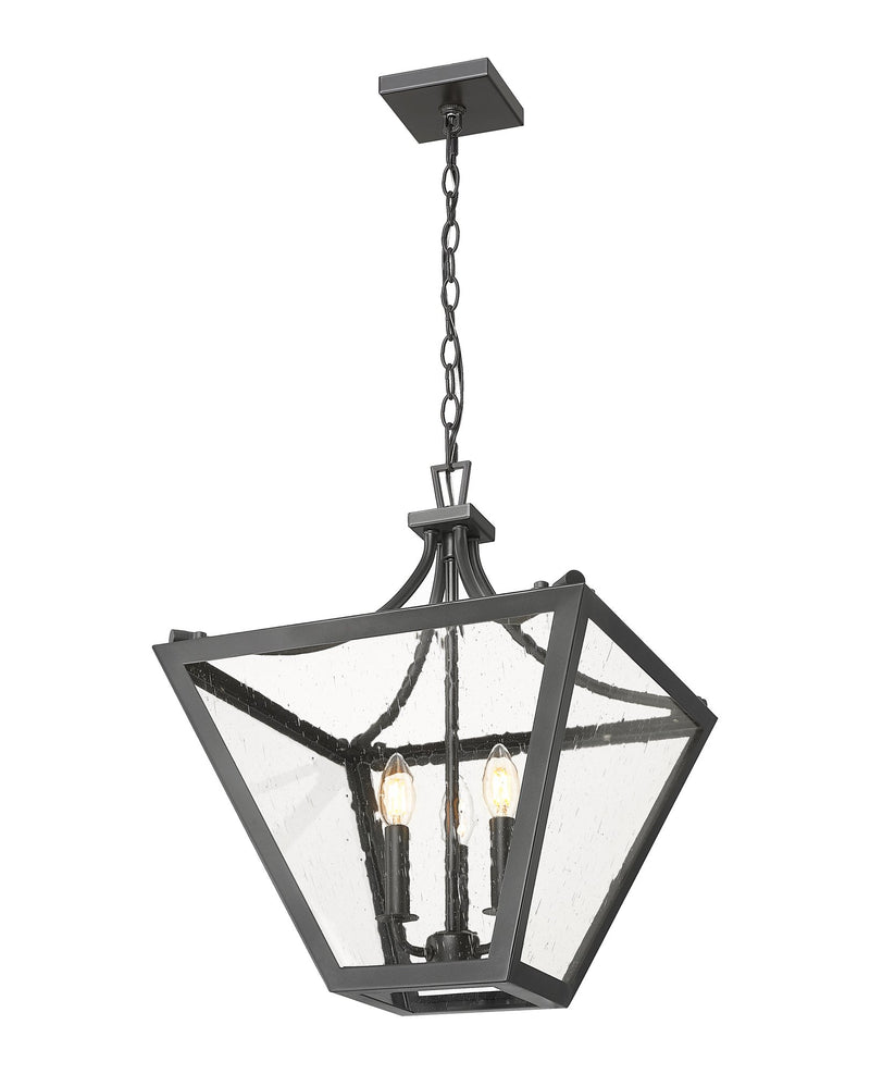 Montalcino 3 Light 16" Pendant in Iron Ore