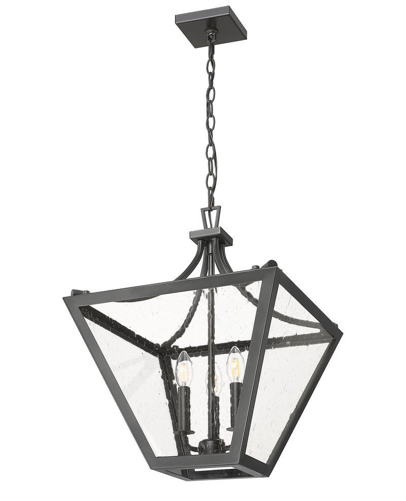 Montalcino 3 Light 16" Pendant in Iron Ore