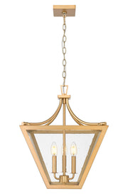 Montalcino 3 Light 16" Pendant in Rubbed Brass
