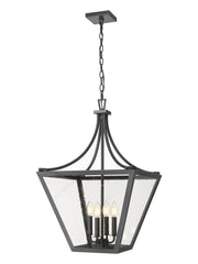 Montalcino 4 Light 18" Pendant in Iron Ore