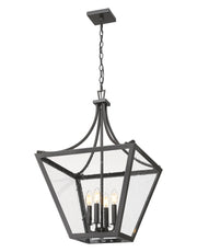 Montalcino 4 Light 18" Pendant in Iron Ore