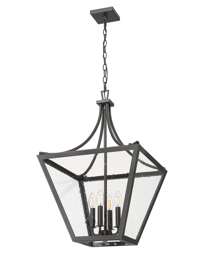 Montalcino 4 Light 18" Pendant in Iron Ore
