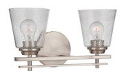 Drake 2 Light 15.5" Vanity in Brushed Polished Nickel
