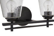Drake 2 Light 15.5" Vanity in Flat Black