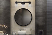 Drake 3 Light 24" Vanity in Flat Black