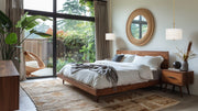 Linden 1 Light 12" Pendant in Modern Gold in a room setting