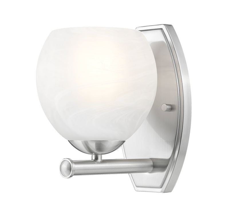 Colette 1 Light 6" Wall Sconce in Brushed Nickel