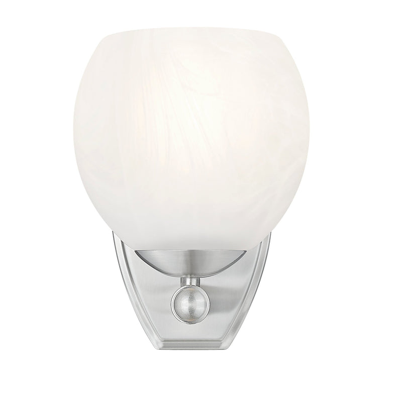 Colette 1 Light 6" Wall Sconce in Brushed Nickel
