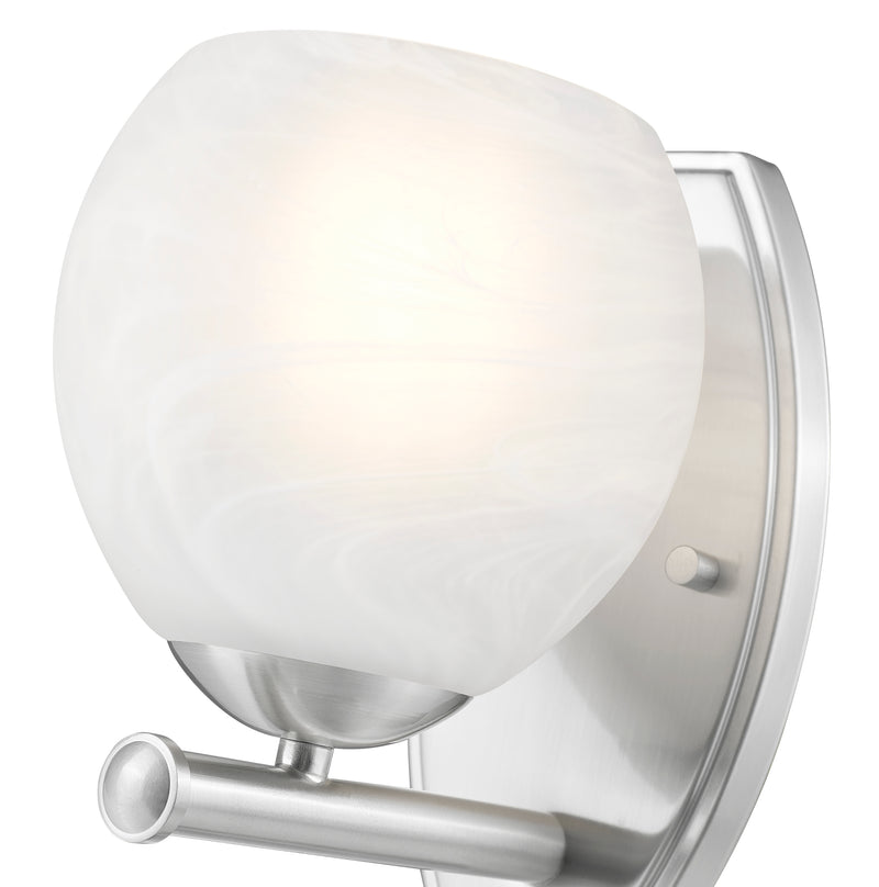 Colette 1 Light 6" Wall Sconce in Brushed Nickel