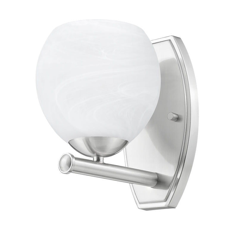 Colette 1 Light 6" Wall Sconce in Brushed Nickel